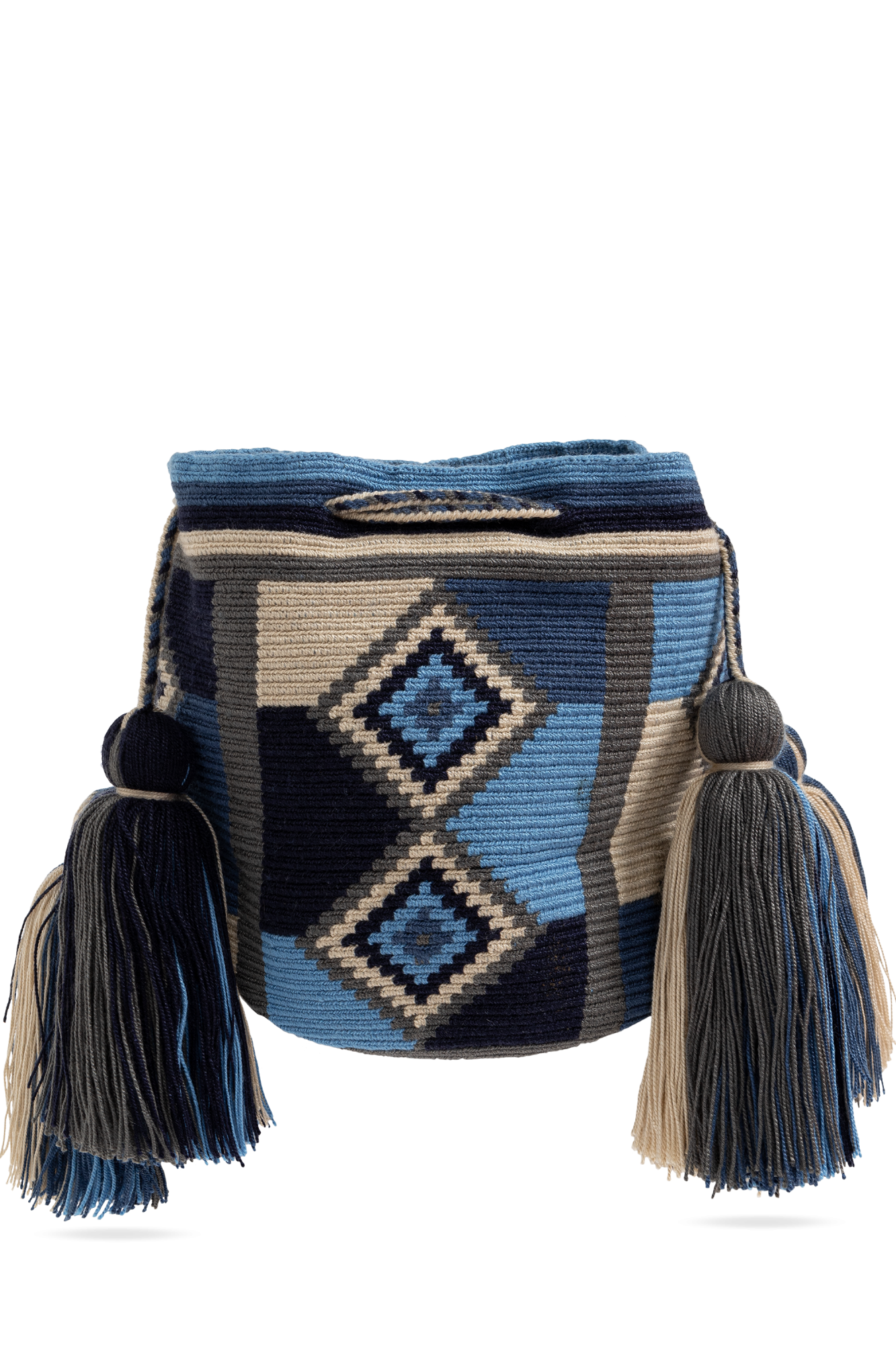 JW Anderson Torba ‘Wayuu’, Kobiety, Niebieski