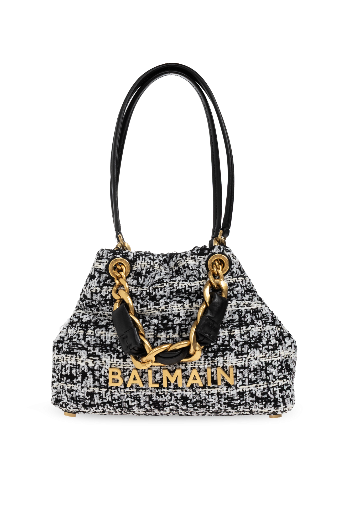 Balmain Torba `1945 Soft`, Kobiety, Czarny