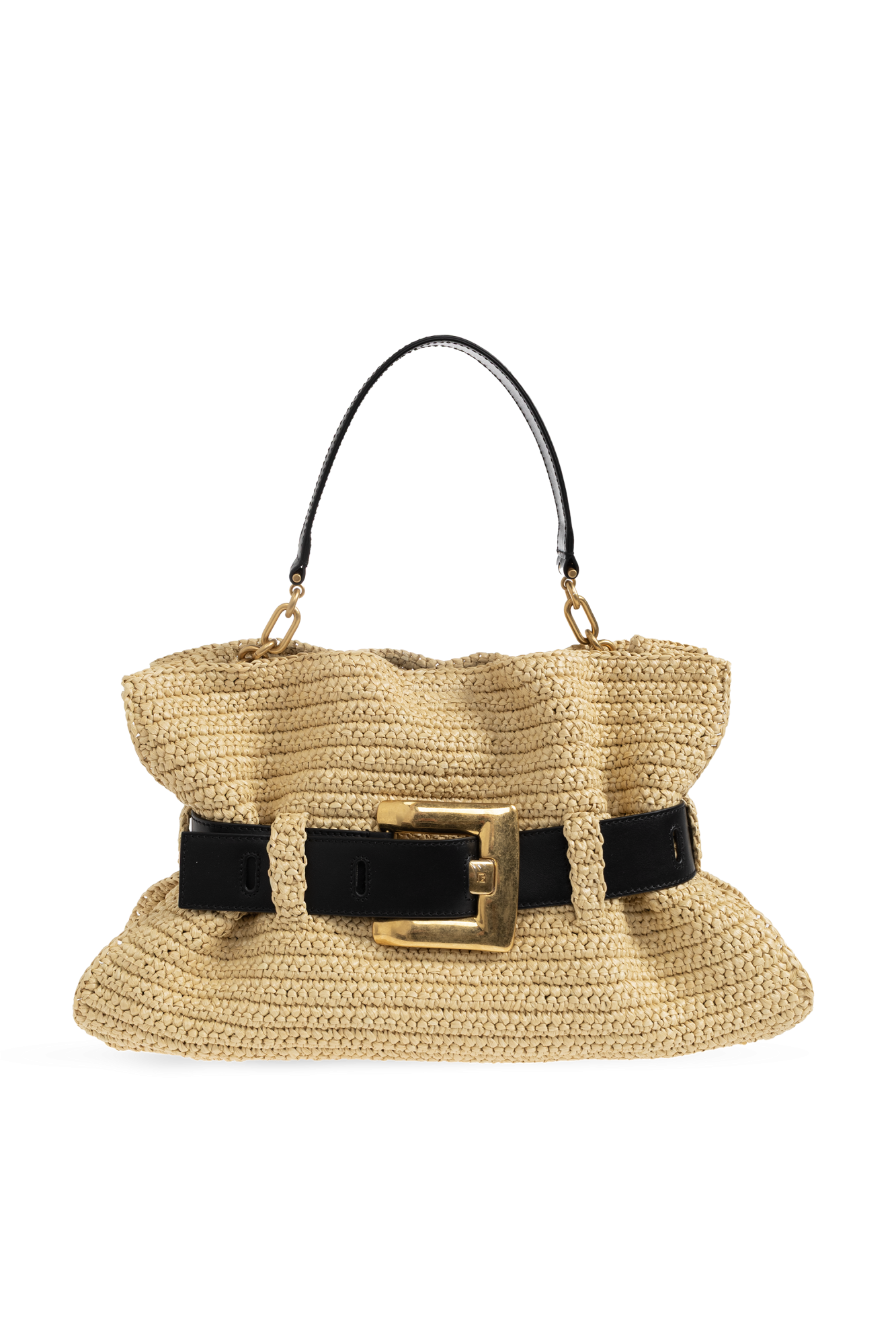 Balmain Torba `Anthem Medium`, Kobiety, Beżowy