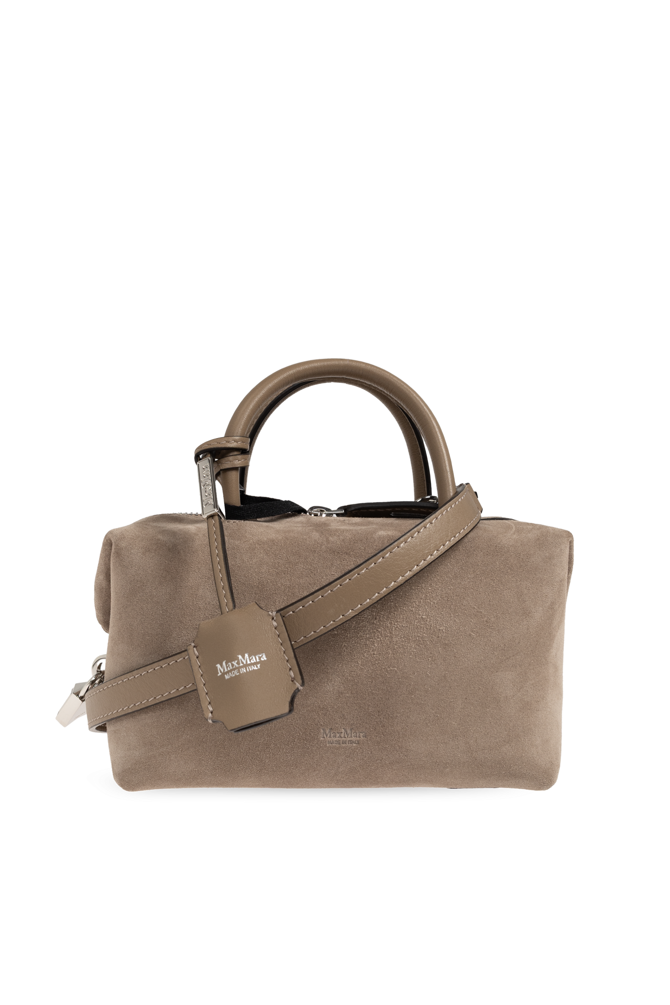 Max Mara Zamszowa Torba 'Holdall', Kobiety, Beżowy