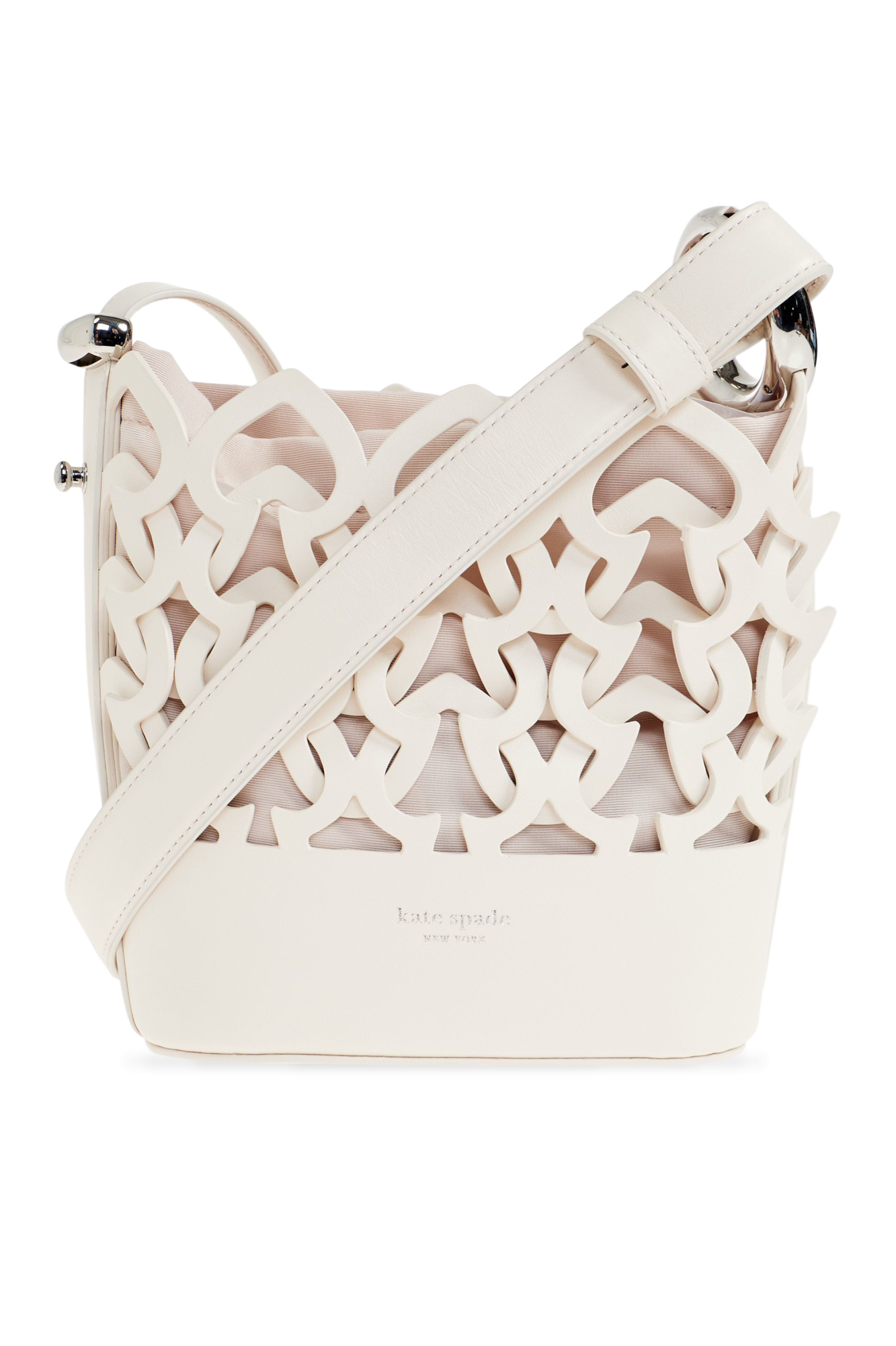 Kate Spade Torba Na Ramię ‘Halo Woven Mini’, Kobiety, Kremowy