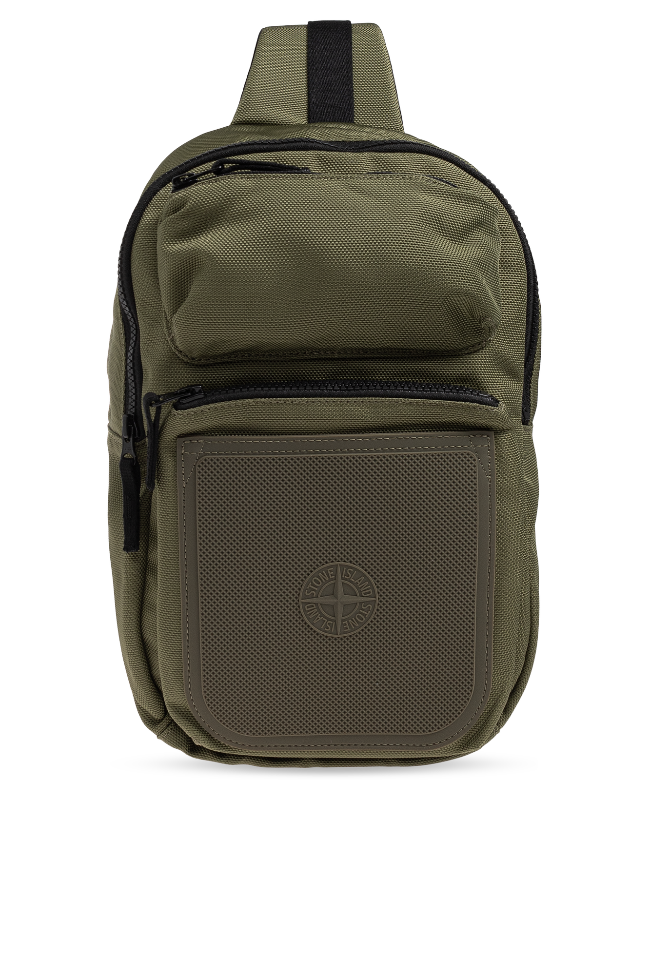 Stone Island Plecak Na Jedno Ramię, Mężczyźni, Zielony