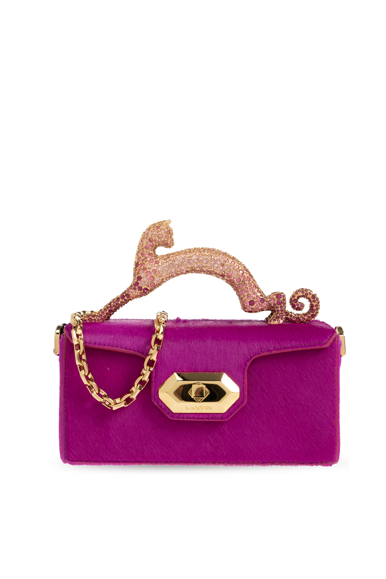 Lanvin Torba `Pencil Cat Nano`, Kobiety, Różowy