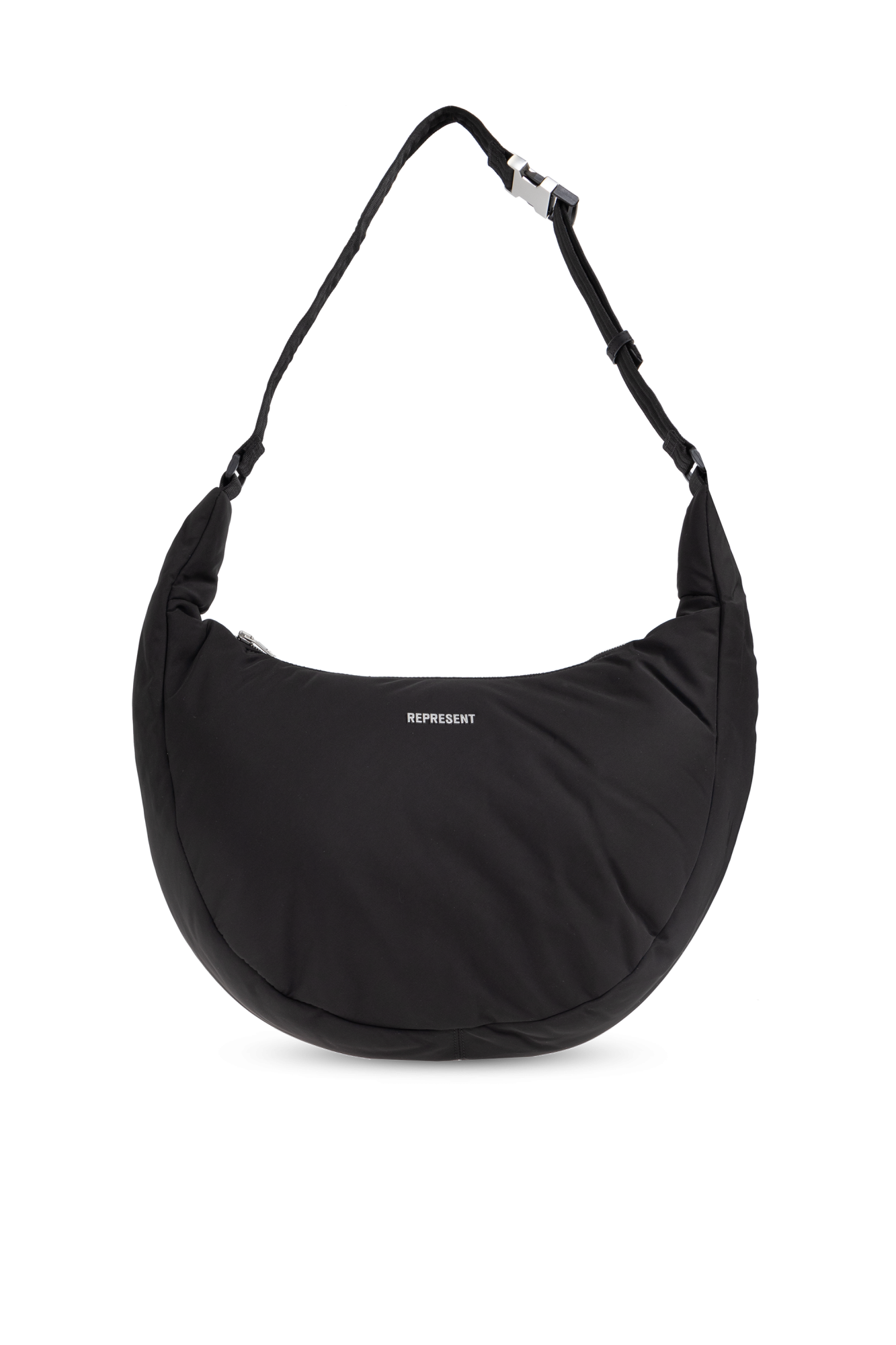 Represent Torba Na Ramię Z Logo, Mężczyźni, Czarny