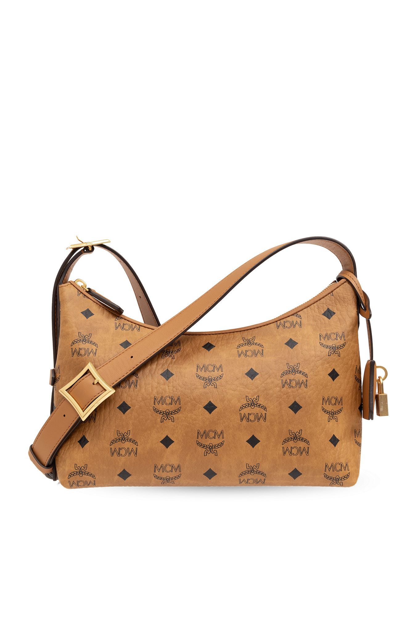 MCM Torba Na Ramię ‘Aren Small’, Kobiety, Brązowy