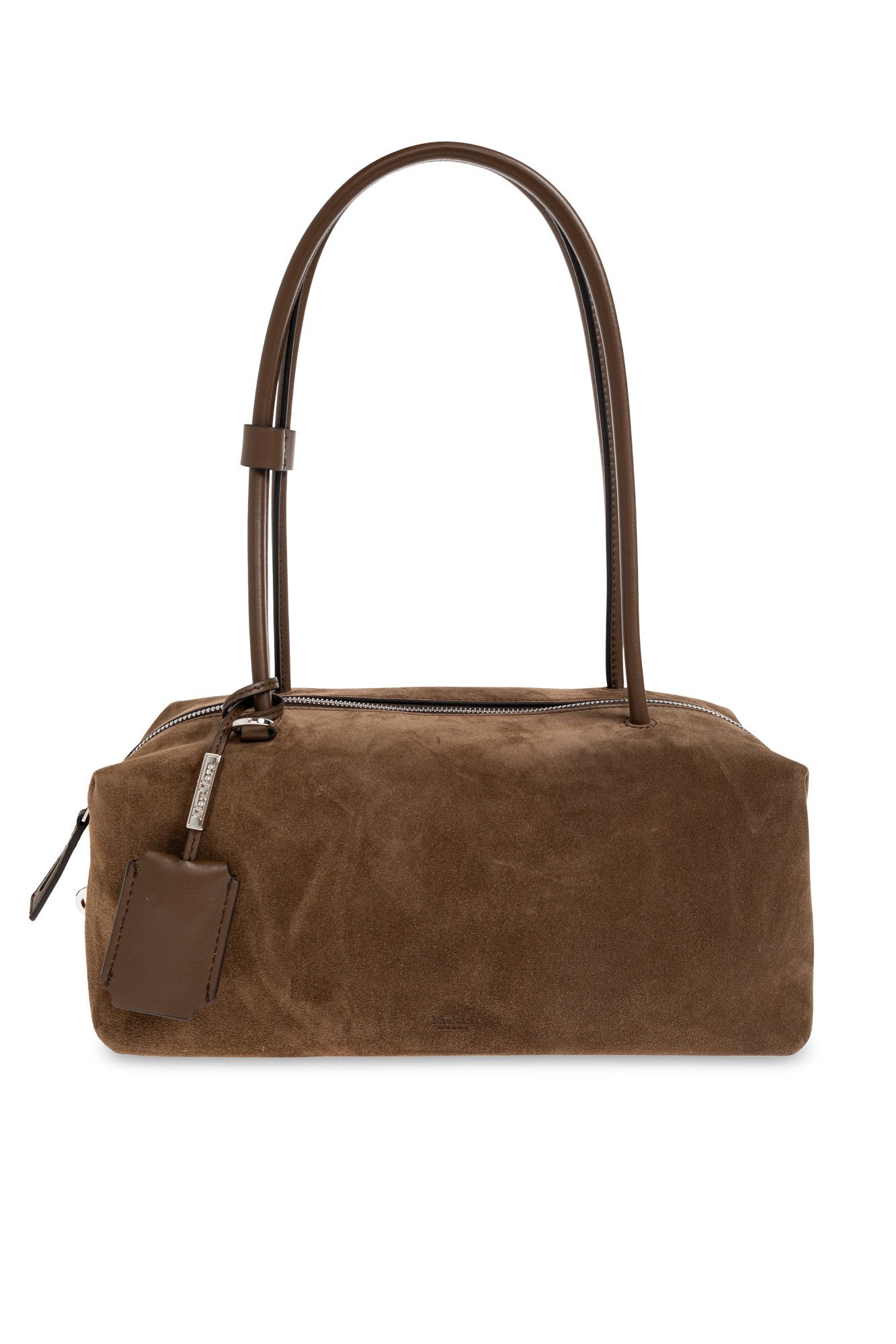 Max Mara Zamszowa Torba `Holdallsling`, Kobiety, Brązowy