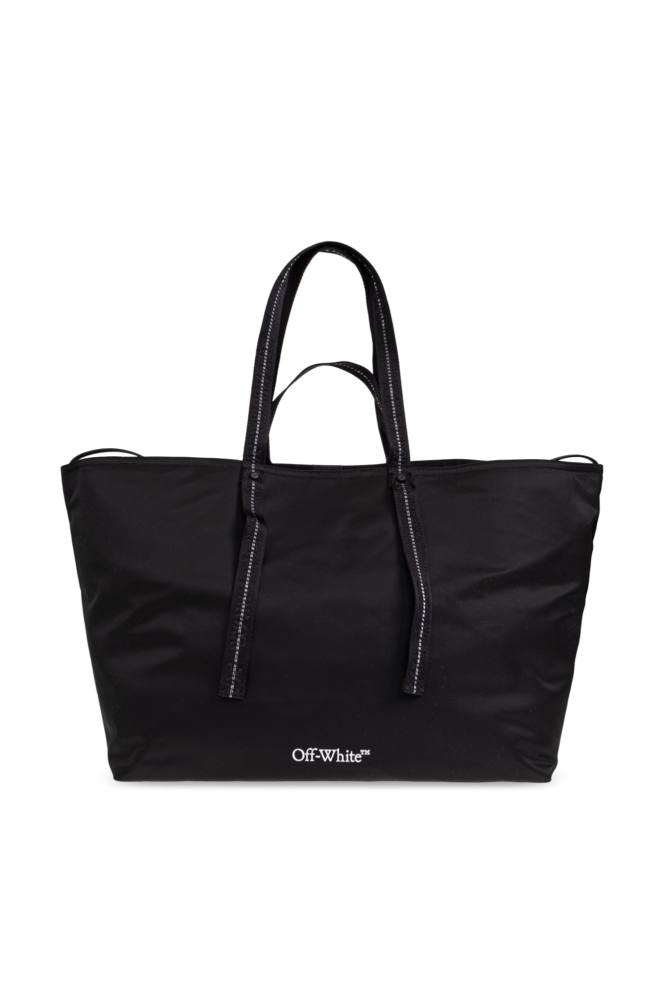 Off-White Torba ‘Diagonal Spray’ Typu ‘shopper’, Mężczyźni, Czarny