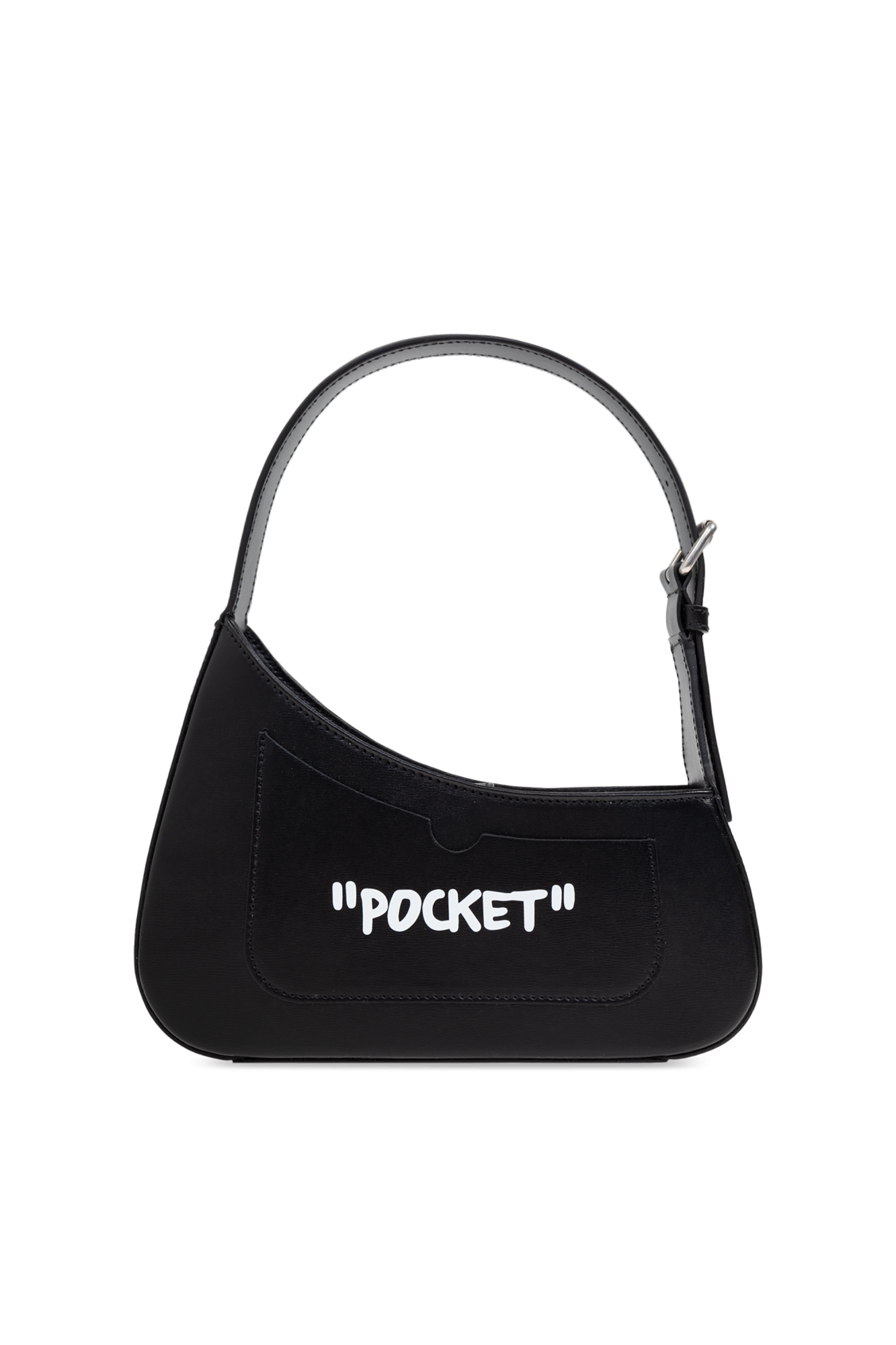 Off-White Torba Na Ramię `Jitney`, Kobiety, Czarny