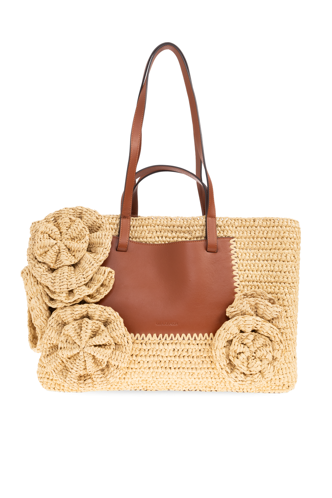 Ulla Johnson Torba `Lali Floral` Typu `shopper`, Kobiety, Beżowy