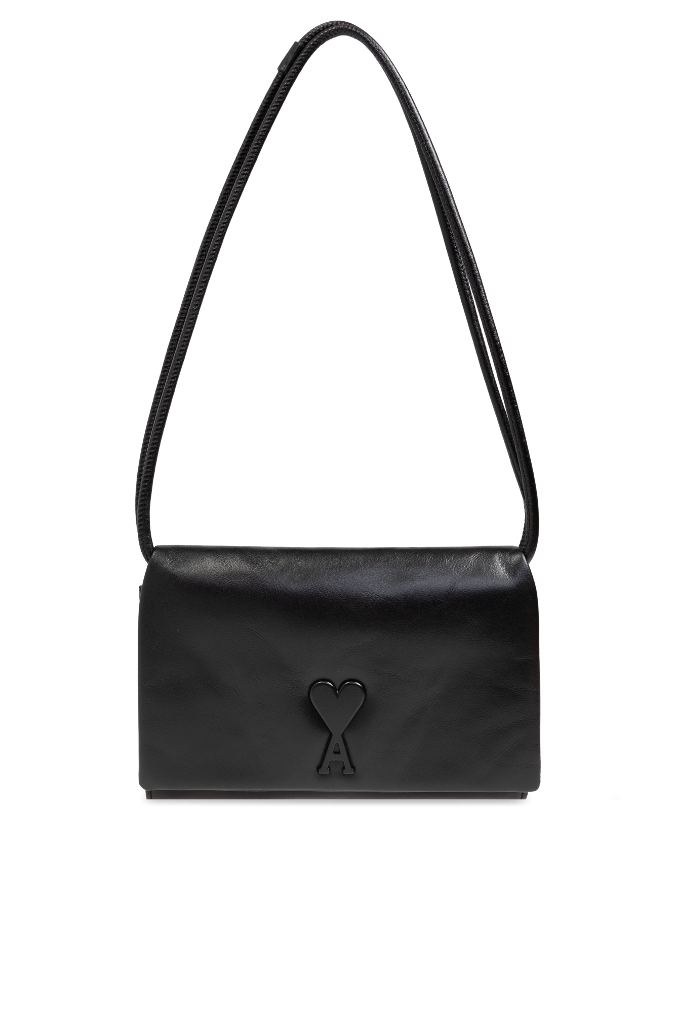 Ami Alexandre Mattiussi Torba Na Ramię, Unisex, Czarny