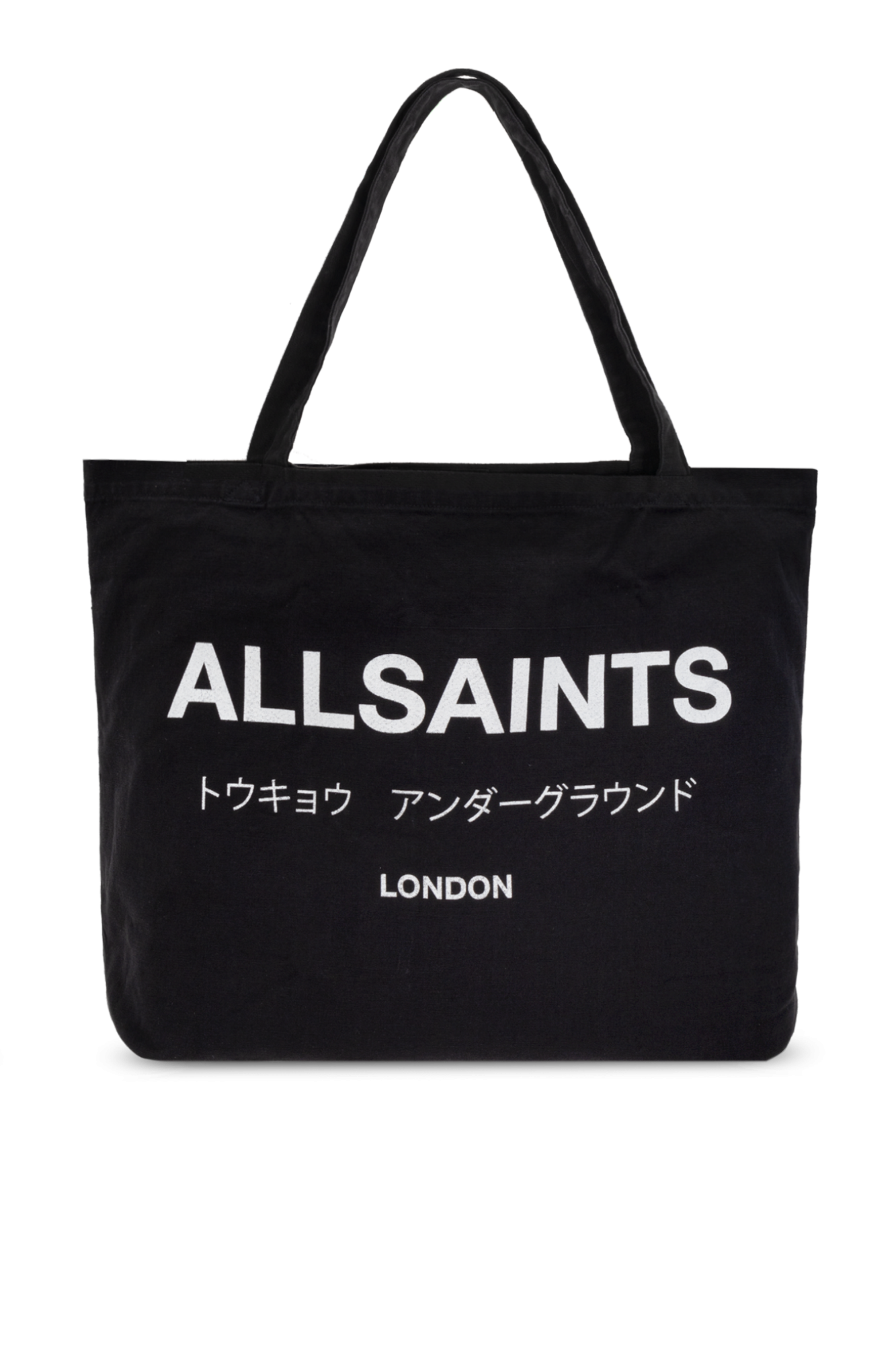 AllSaints Torba `Underground` Typu `shopper`, Unisex, Czarny