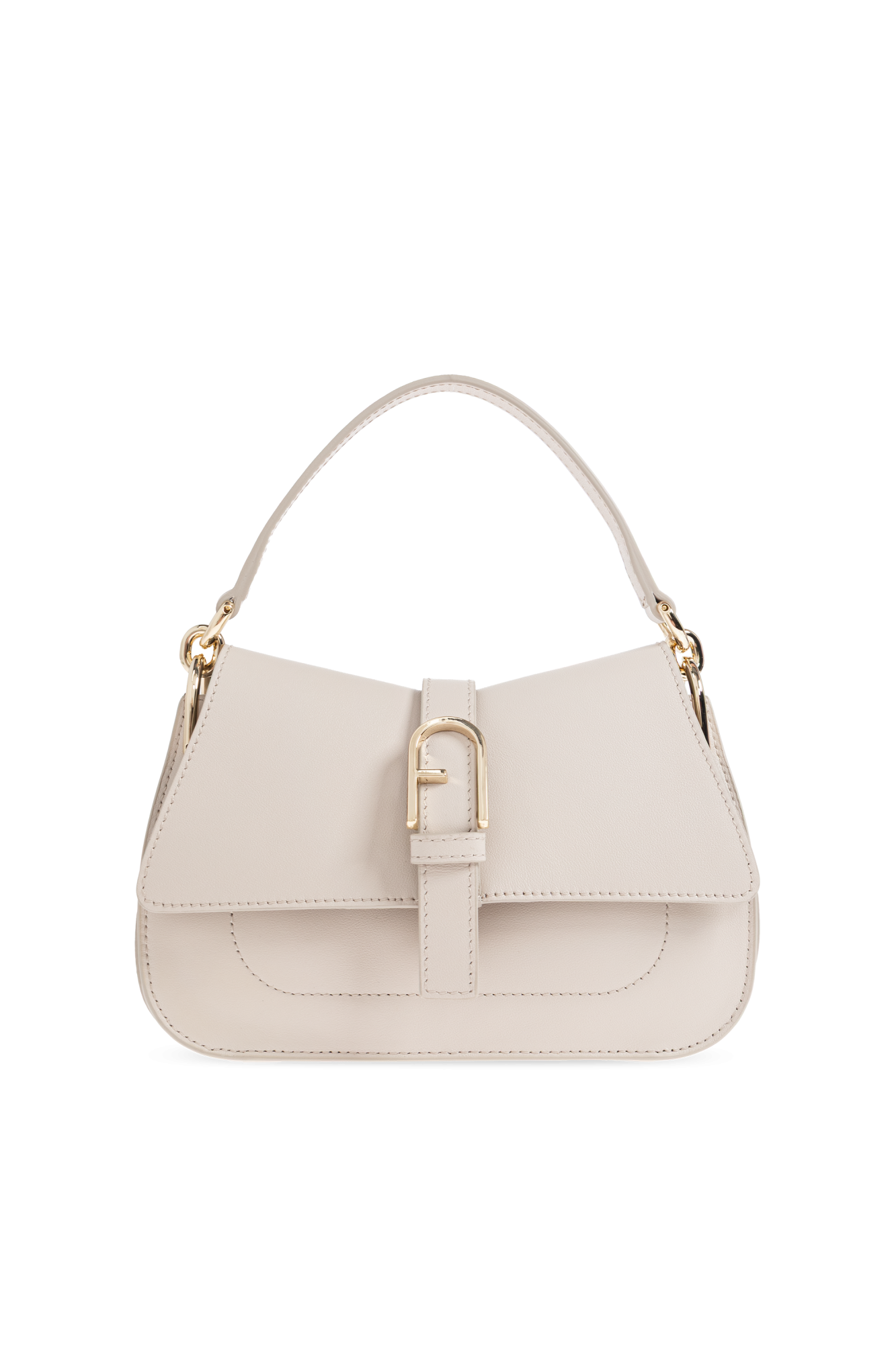 Furla Torba Na Ramię `Flow Mini`, Kobiety, Kremowy