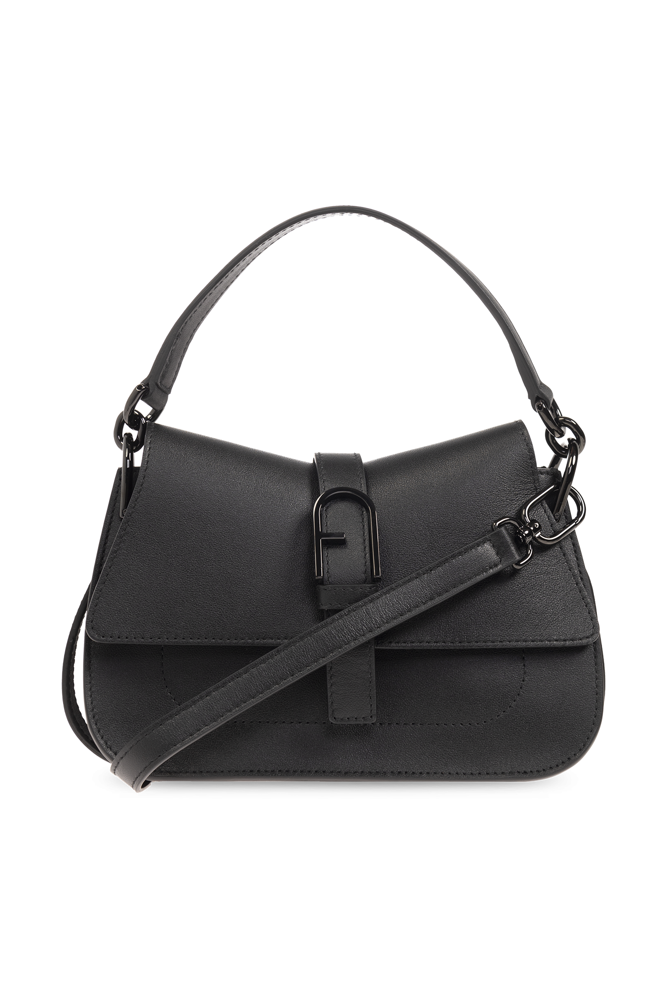 Furla Torba Na Ramię ‘Flow Mini’, Kobiety, Czarny
