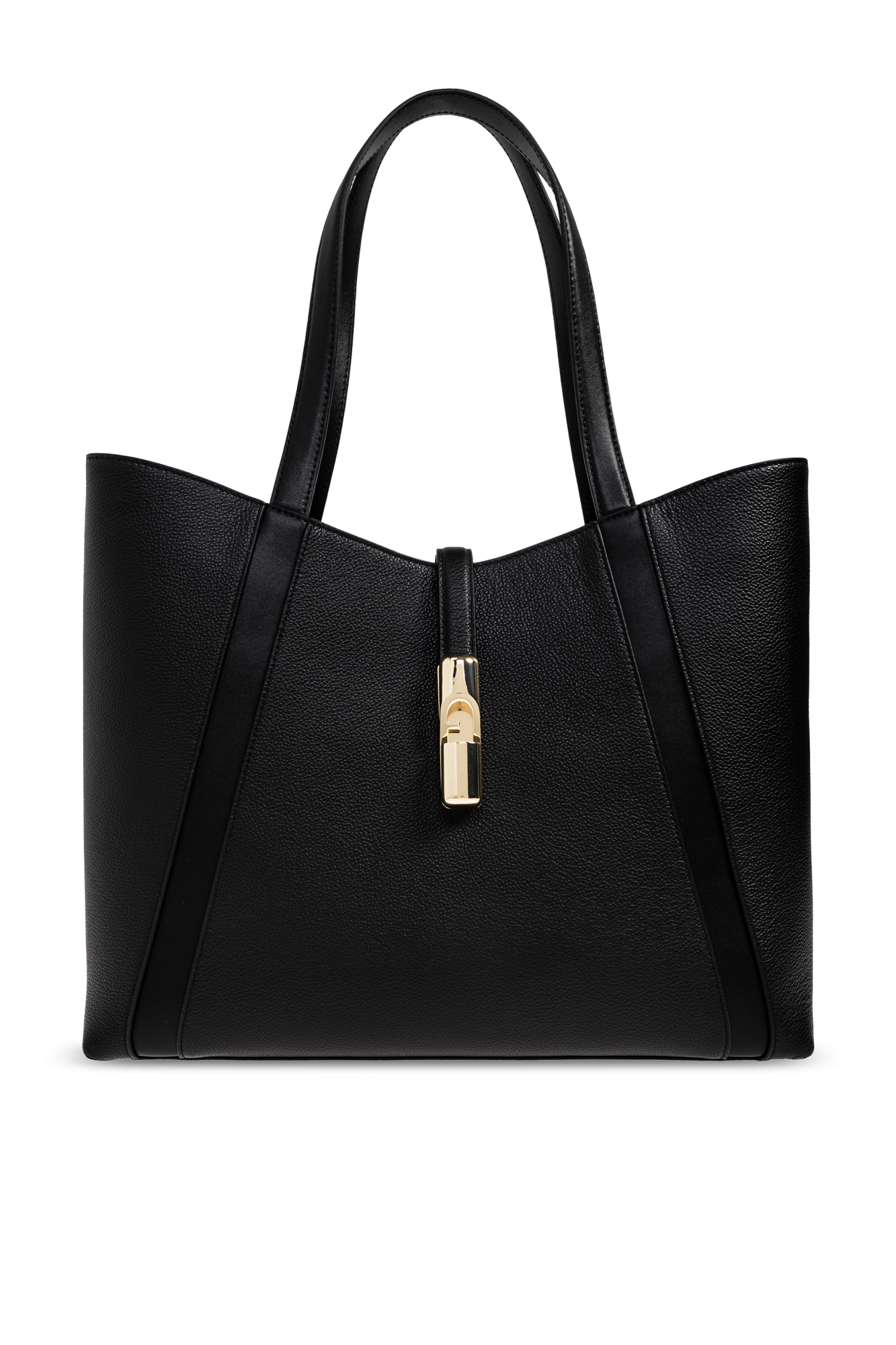 Furla Torba `Goccia Large` Typu `shopper`, Kobiety, Czarny