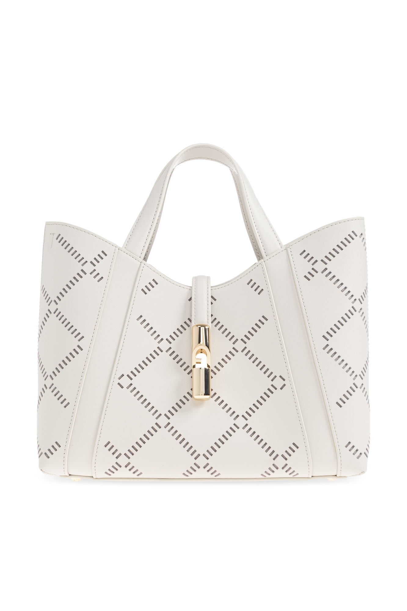 Furla Torba Do Ręki `Goccia Small`, Kobiety, Biały