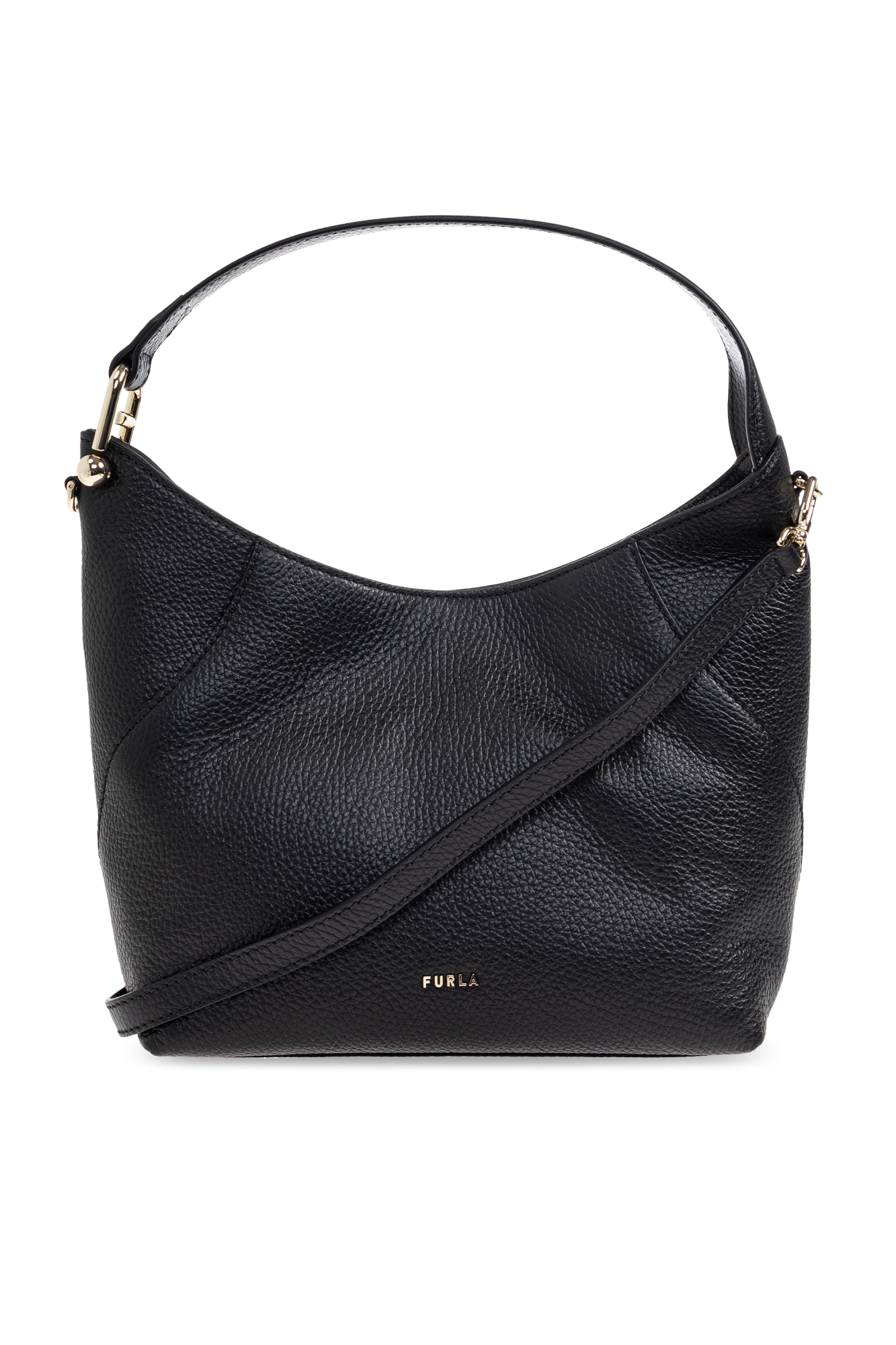 Furla Torba Do Ręki `Lara Small` Typu `hobo`, Kobiety, Czarny