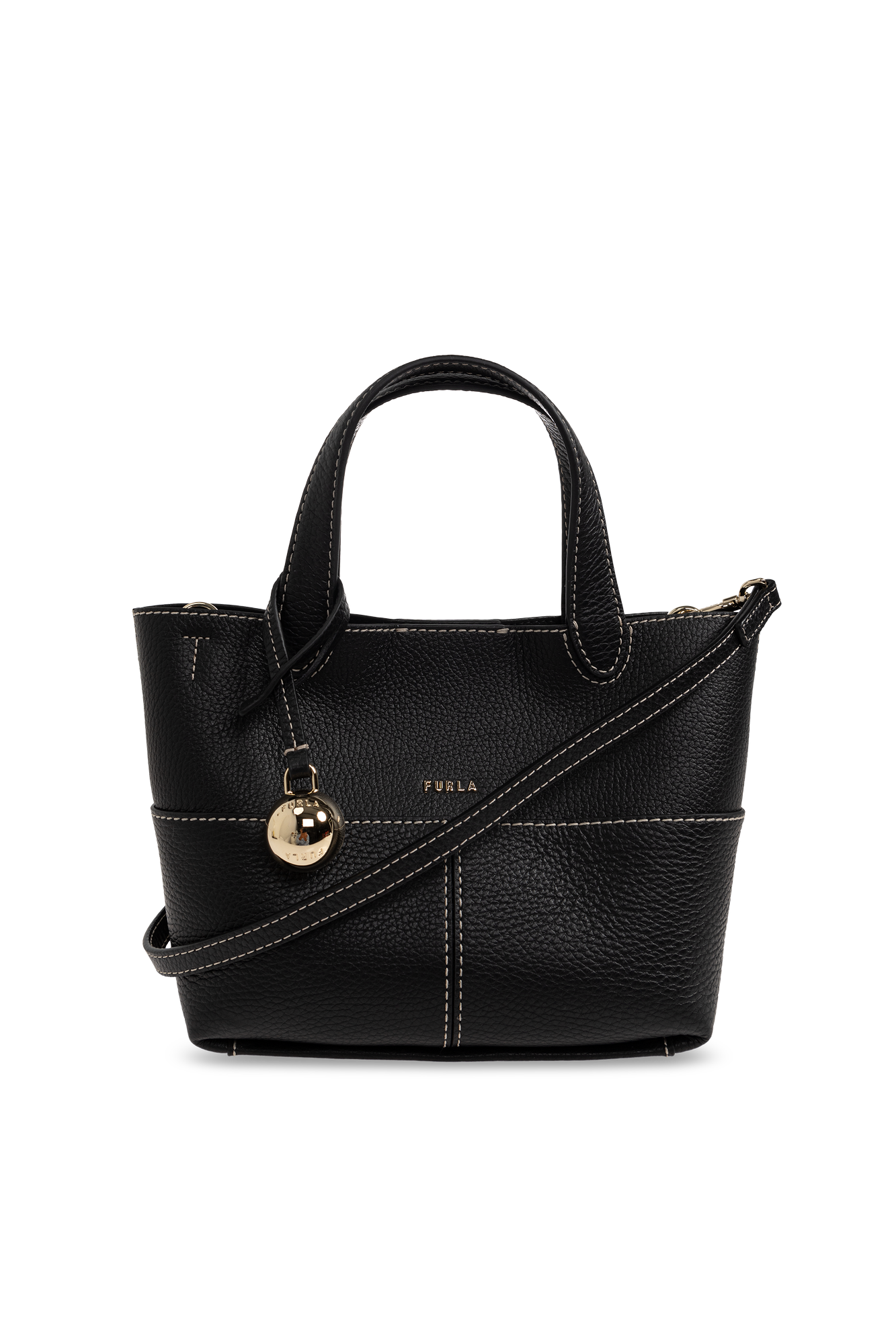 Furla Skórzana Torba ‘Primrose Mini’, Kobiety, Czarny
