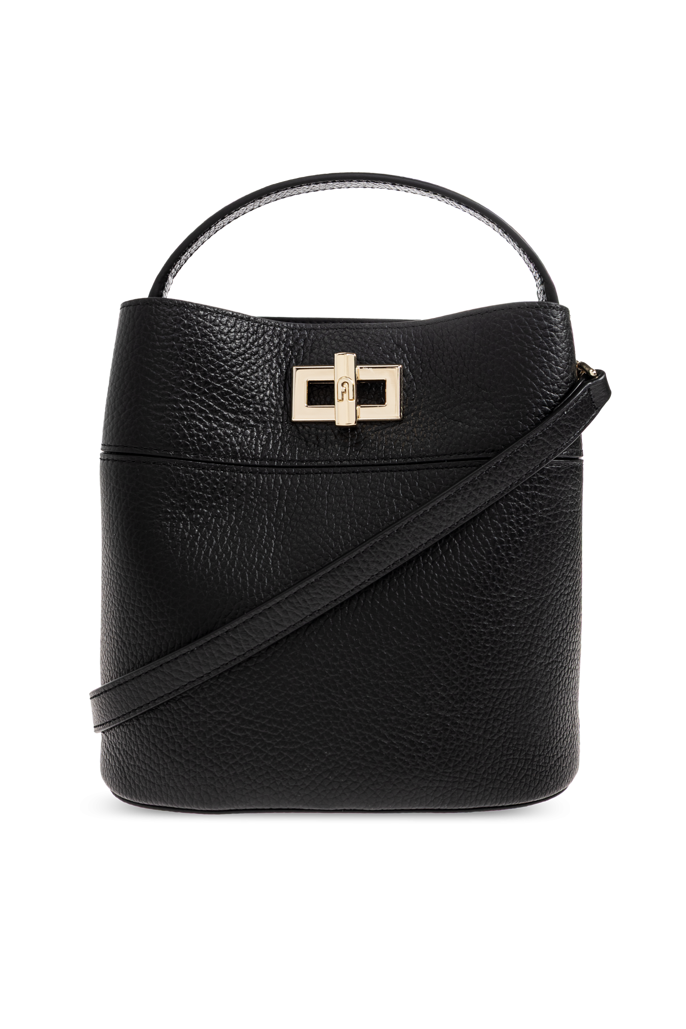Furla Torba Do Ręki `Amelia Mini` Typu `bucket`, Kobiety, Czarny