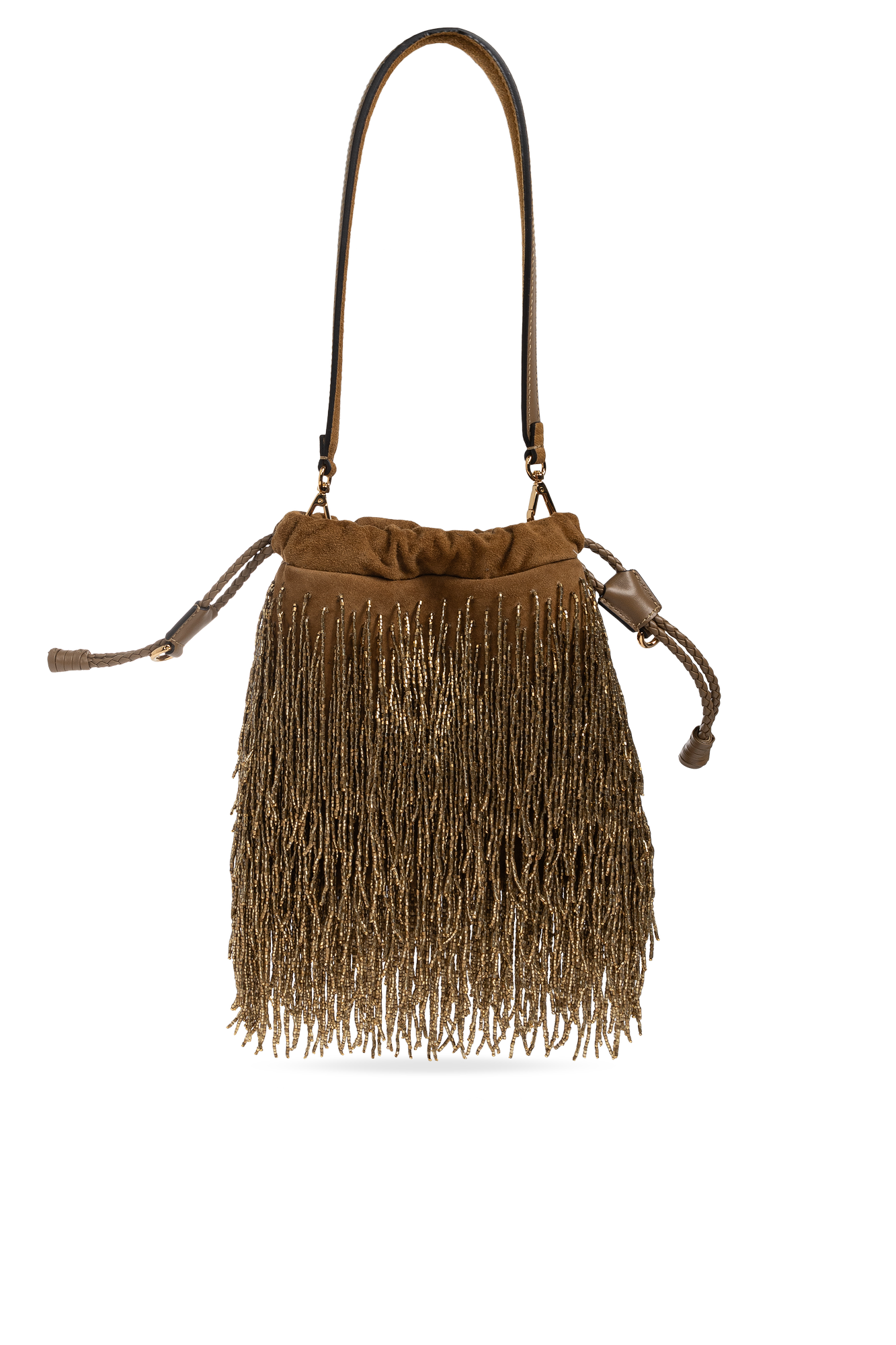 Etro Zamszowa Torba ‘Kalispera Small’, Kobiety, Brązowy