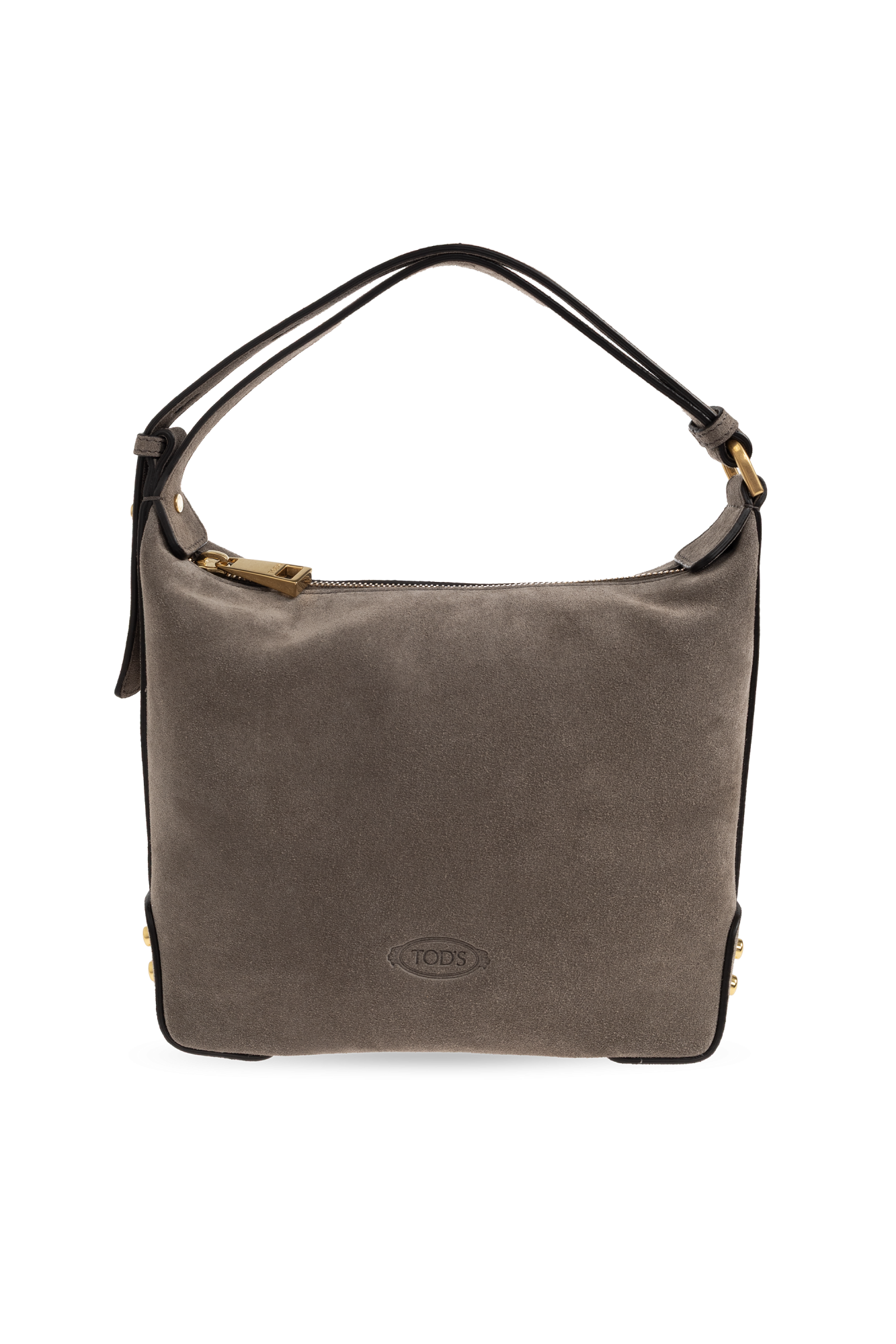 Tod’s Zamszowa Torba ‘Mini’, Kobiety, Szary