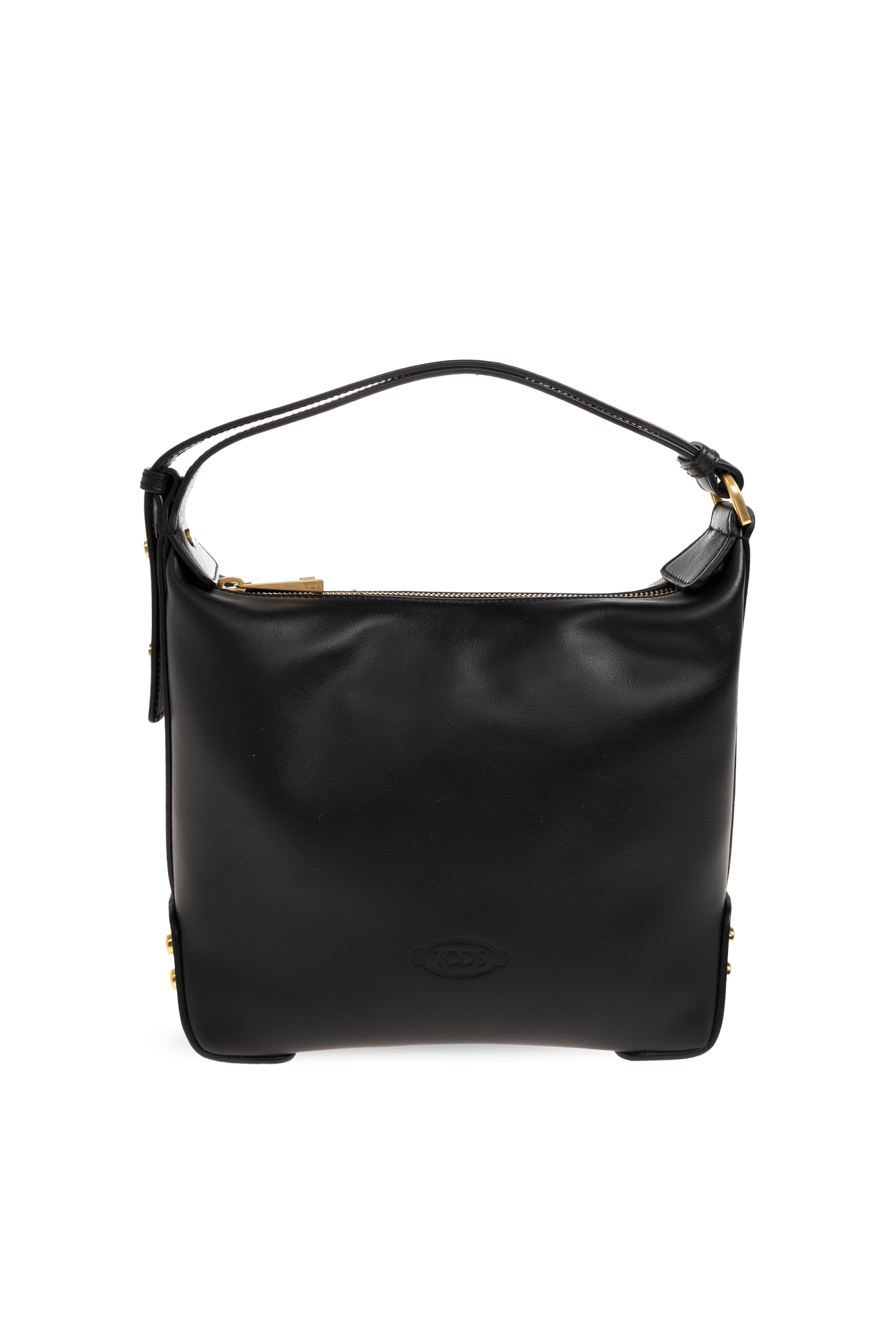 Tod’s Skórzana Torba Do Ręki ‘Mini’, Kobiety, Czarny