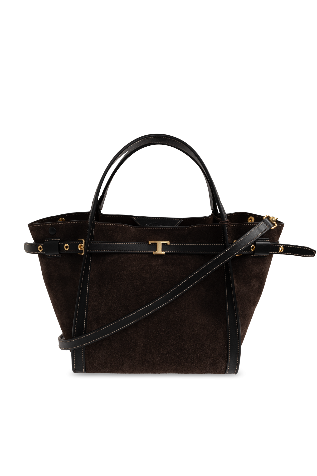Tod’s Zamszowa Torba ‘Tim Small’, Kobiety, Brązowy