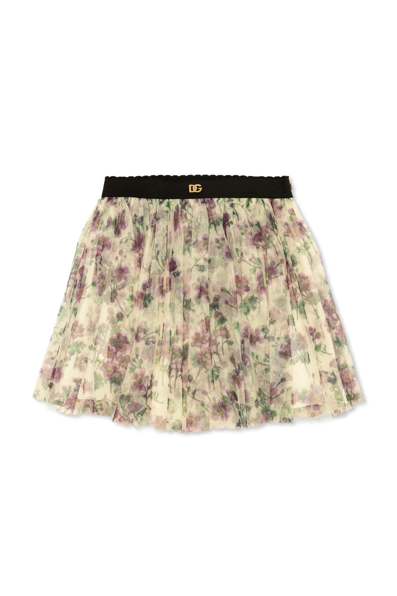 Dolce & Gabbana Kids Tiulowa Spódnica, Unisex, Kremowy