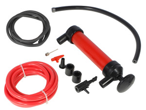 POMPA TRAVASO OLIO BENZINA DIESEL GASOLIO MANUALE GONFIAGGIO PALLONI GOMME SOGI
