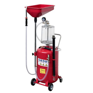 Aspiratore pneumatico per olio motore e cambi SOGI REC-70P - serbatoio da 65 L - precamera da 9 L - scarico in pressione