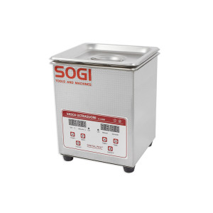 Vasca lava pezzi ultrasuoni riscaldata 2L SOGI VL-U200R