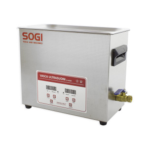 Vasca lava pezzi ultrasuoni riscaldata 6,5L SOGI VL-U650R