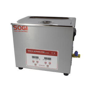 Vasca lava pezzi ultrasuoni riscaldata 10L SOGI VL-U1000R