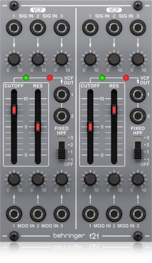 Behringer 121 DUAL VCF - moduł syntezatatora m...