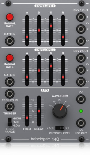 Behringer 140 DUAL ENVELOPE/LFO - moduł syntez...