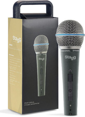 Stagg SDM 60 - mikrofon dynamiczny z wyłączni...