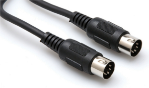 Hosa MID-303BK Kabel MIDI 5-pinowe DIN 0,91 m