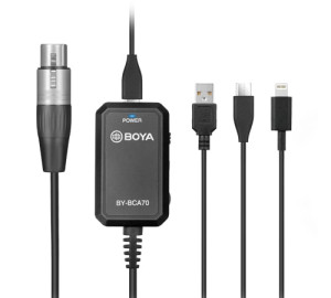 BOYA BY-BCA70 - Professionelle XLR