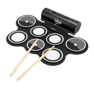 V-TONE RD7 - Roll-Up Electronic Drum Kit with U...