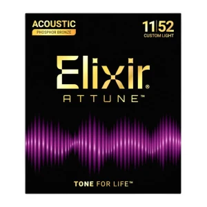 Elixir ATTUNE Phos Bronze 11-52 - Acoustic guit...