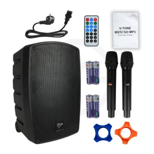 V-TONE BQ12 GO MP3 - Battery-Powered Active Spe...
