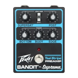 Peavey Bandit Supreme Teal Stripe - Preamp Pedal