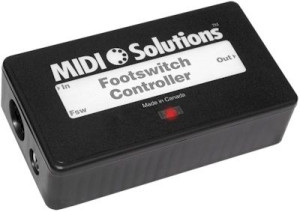 MIDI SOLUTIONS- FOOTSWITCH CONTROLLER