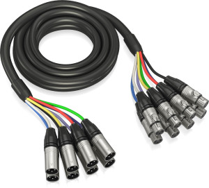 ‌Behringer GMX-300 - Multicore-Kabel, 8 x XLR...