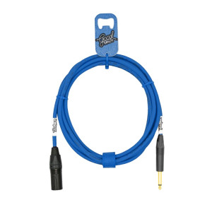 GoodDrut Kabel Jack - XLR-M niebieski 3m. - Kab...