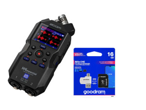 Zoom H4essential + karta pamięci GOODRAM micro...