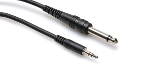 Hosa CMP-103 Kabel TS 6.35 - TRS 3.5, 0.91m