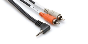 HOSA CMR-206R Kabel breakout TRS R 3.5 - 2 x RC...
