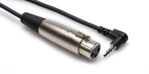 HOSA XVS-101F Kabel do kamer XLRf - TRS R 3.5mm...