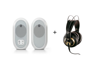 JBL 104BT WH + AKG K240 Studio - Koaksjalne mon...