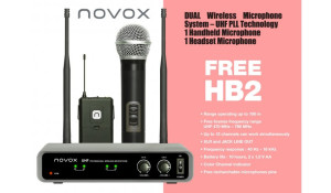 Novox FREE HB2 - bezprzewodowy system mikrofonowy